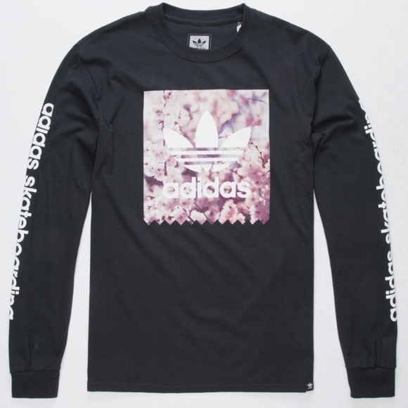 adidas Tops - Adidas Skateboarding Cherry Blossom Long Tee